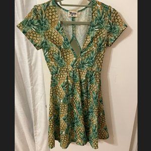 Show Me Your Mumu Ibiza Pineapple Dress - Small - Worn Once